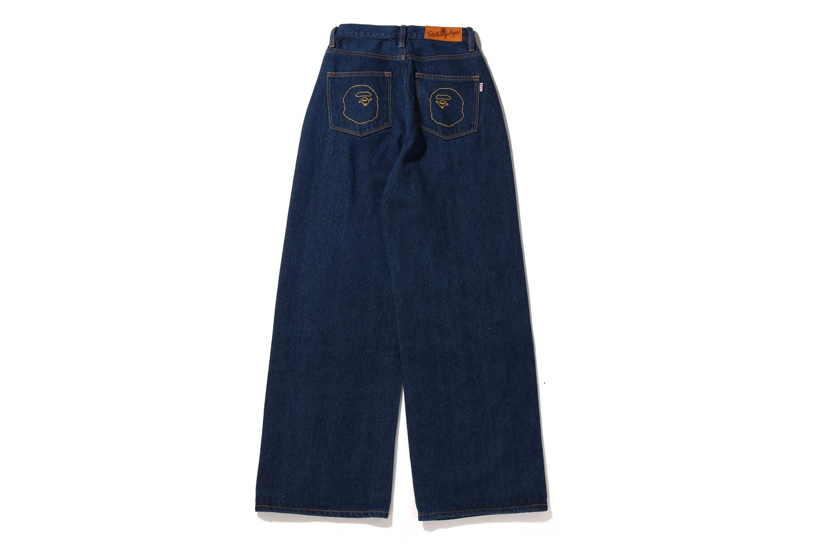 DAMAGED HIGHWAIST WIDE DENIM PANTS – uk.bape.com