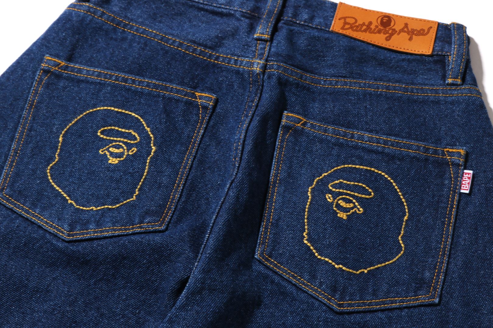 DAMAGED HIGHWAIST WIDE DENIM PANTS – uk.bape.com