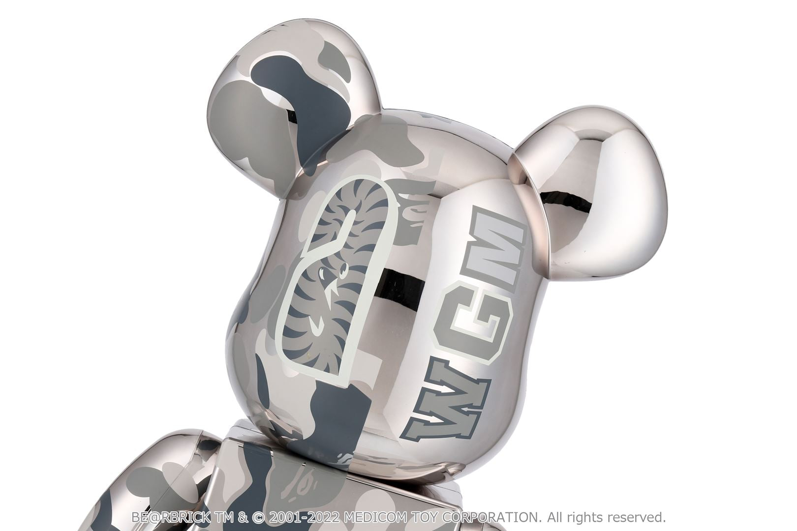 人気商品再入荷 BE@RBRICK BAPE CAMO SHARK 1000％ SILVER | www ...