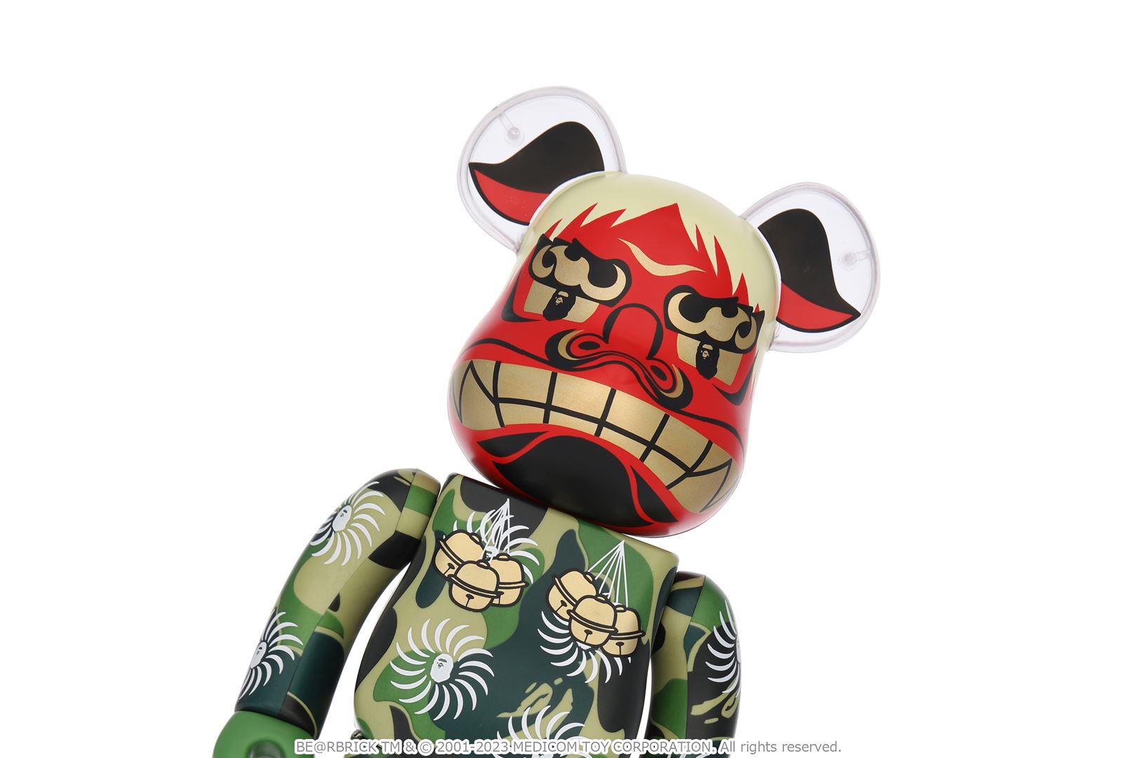 NEW YEAR BE@RBRICK MANEKINEKO SHISHIMAI DARUMA 100% & 400%