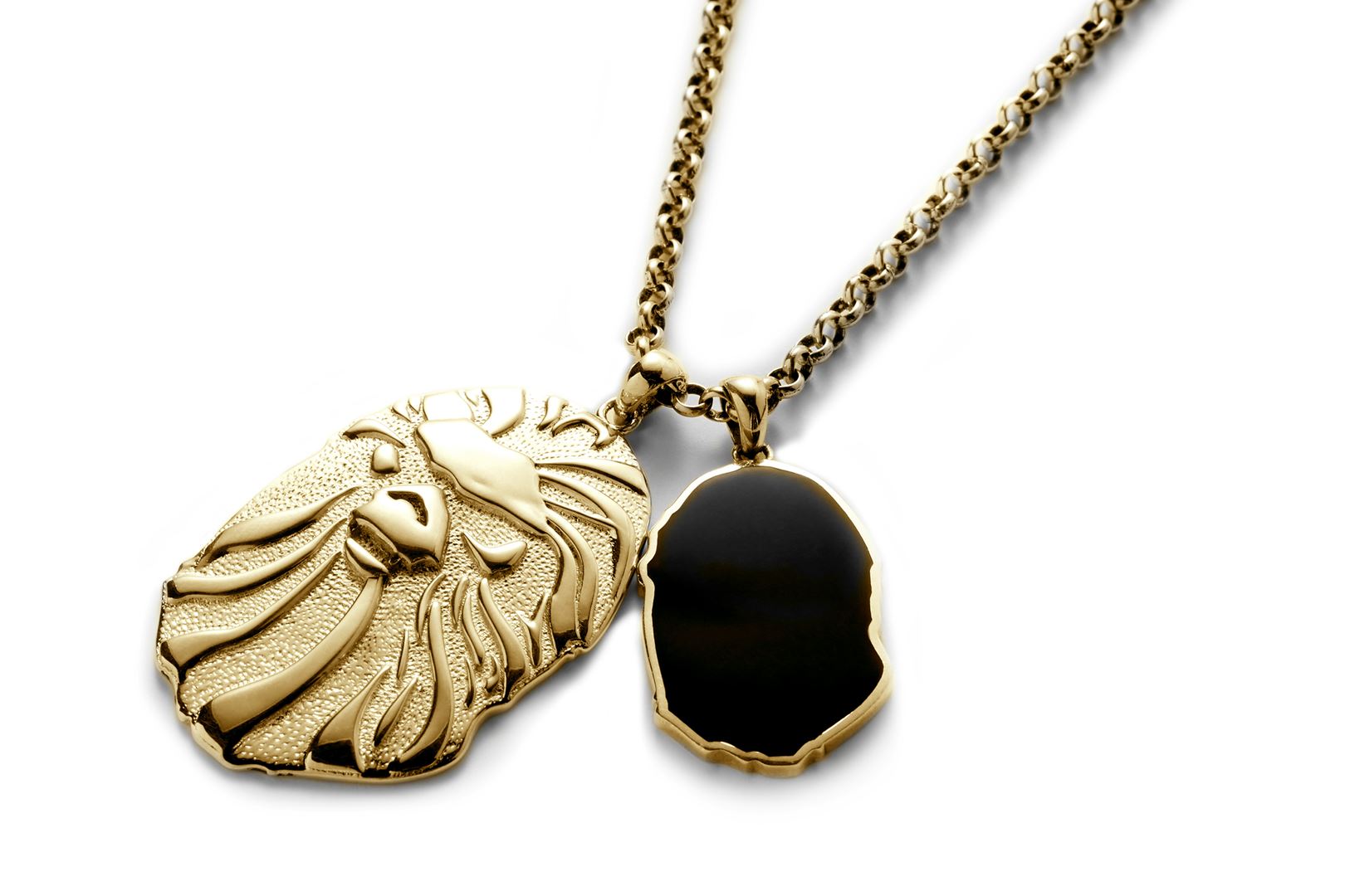 Bape Black Gold Necklace