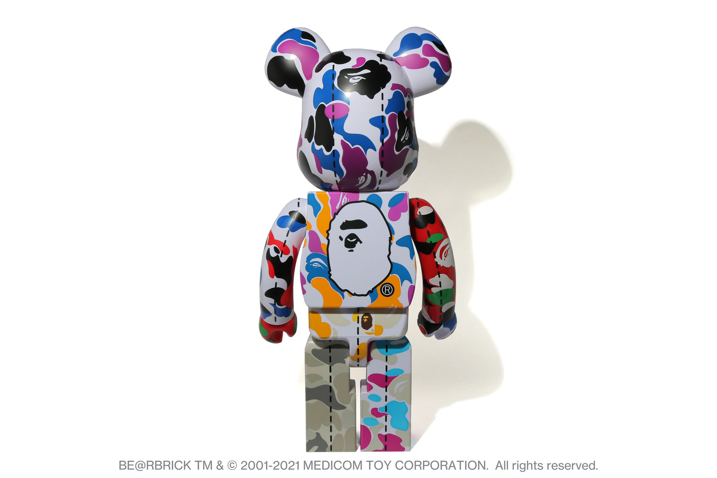 A BATHING APE® 28TH ANNIVERSARY BE@RBRICK BAPE CAMO 1000%