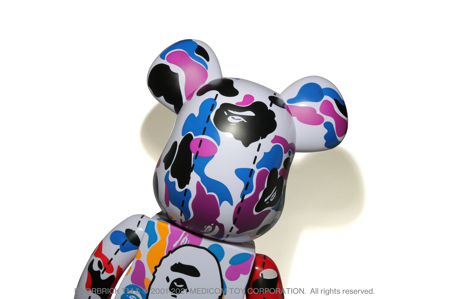 A BATHING APE® 28TH ANNIVERSARY BE@RBRICK BAPE CAMO 1000%