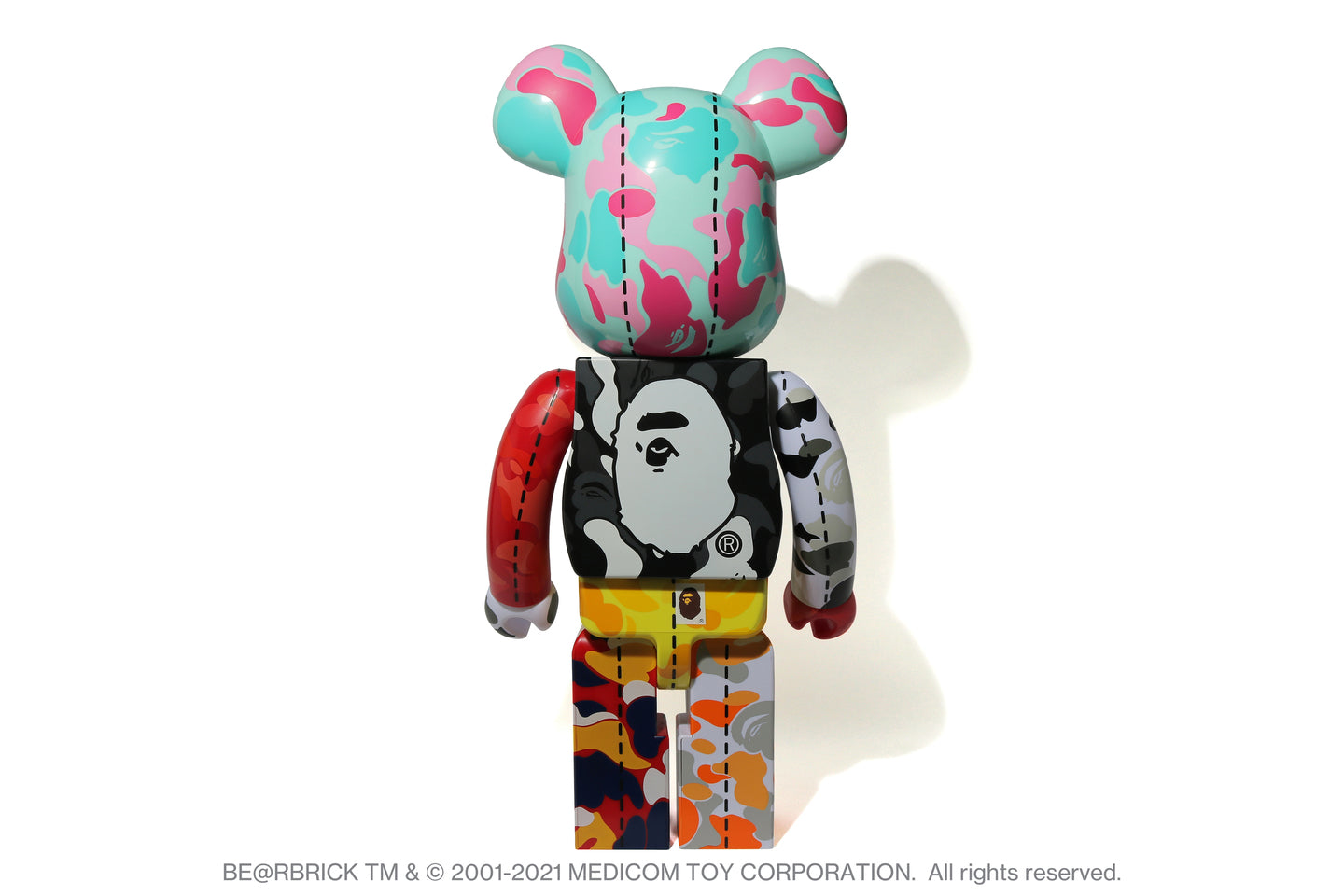 A BATHING APE® 28TH ANNIVERSARY BE@RBRICK BAPE CAMO 1000