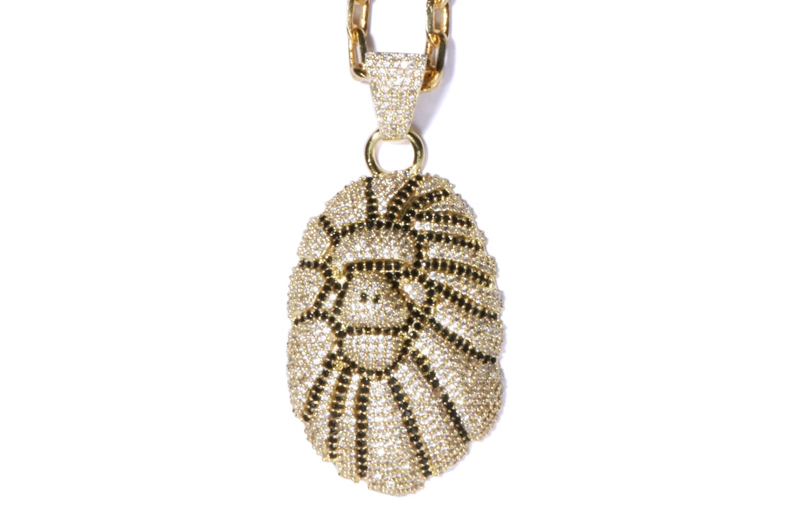 APE HEAD CRYSTAL STONE NECKLACE – uk.bape.com