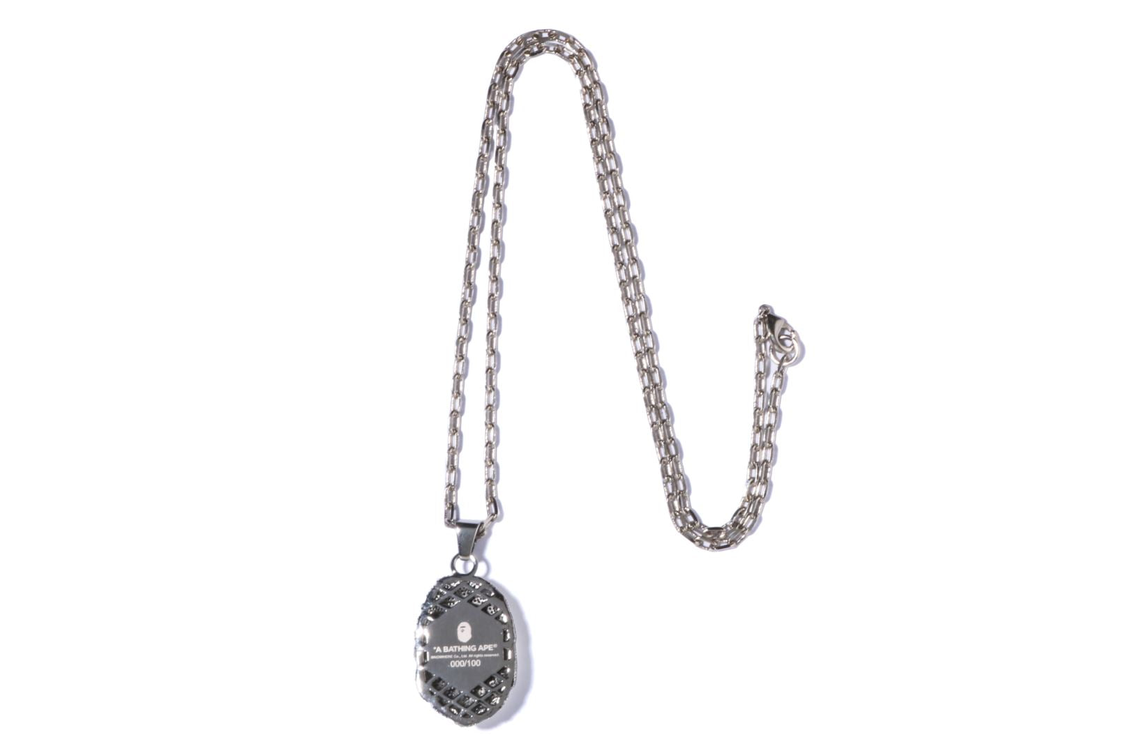 APE HEAD CRYSTAL STONE NECKLACE – uk.bape.com