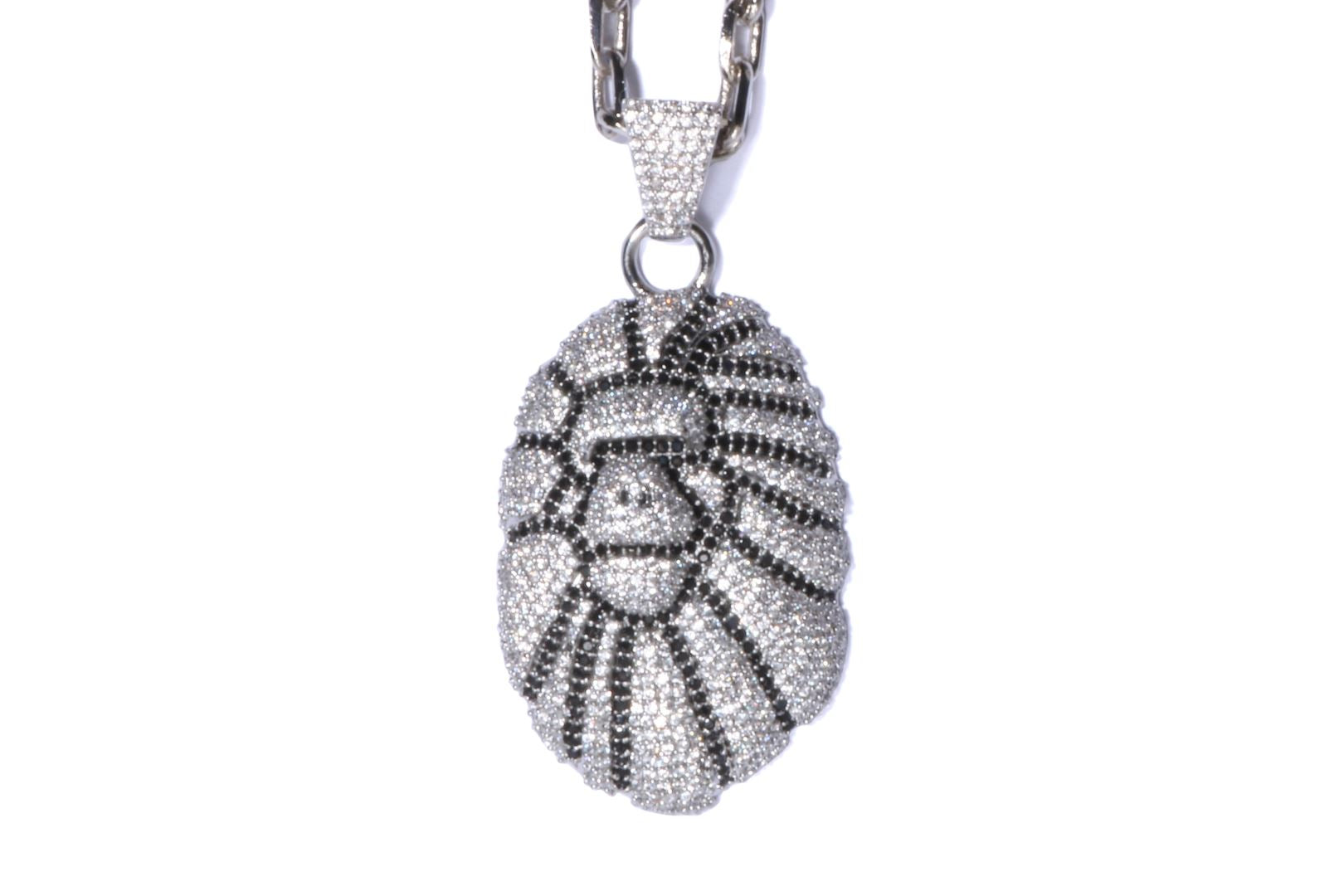 APE HEAD CRYSTAL STONE NECKLACE – uk.bape.com