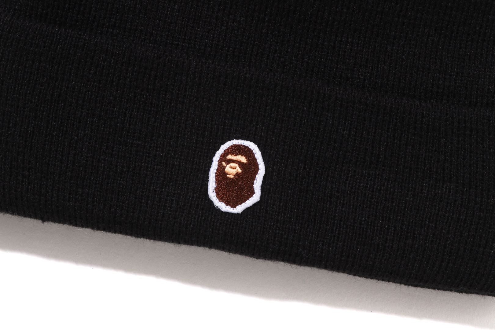 A BATHING APE® X New Era Ape Head One Point Knit Cap | Bape
