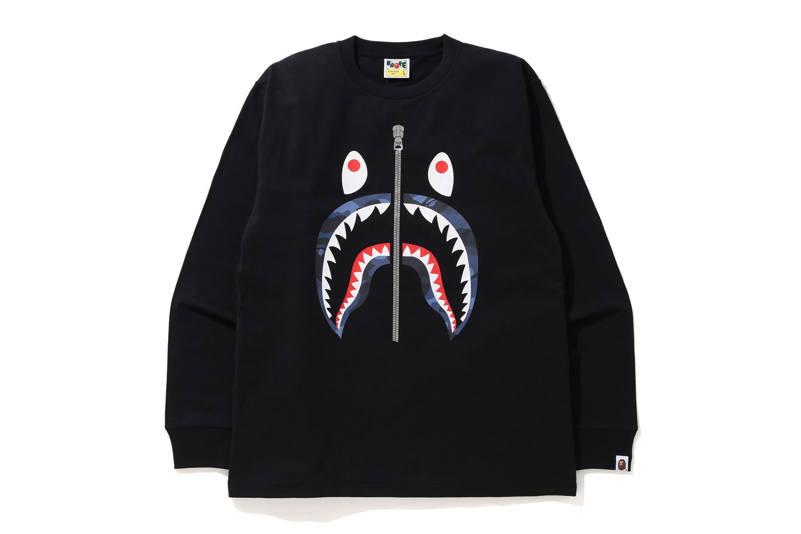 Bathing ape cheap shark shirt