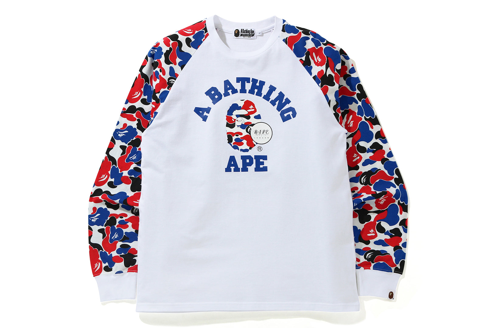 BAPE STORE® LONDON CAMO LONG SLEEVE TEE