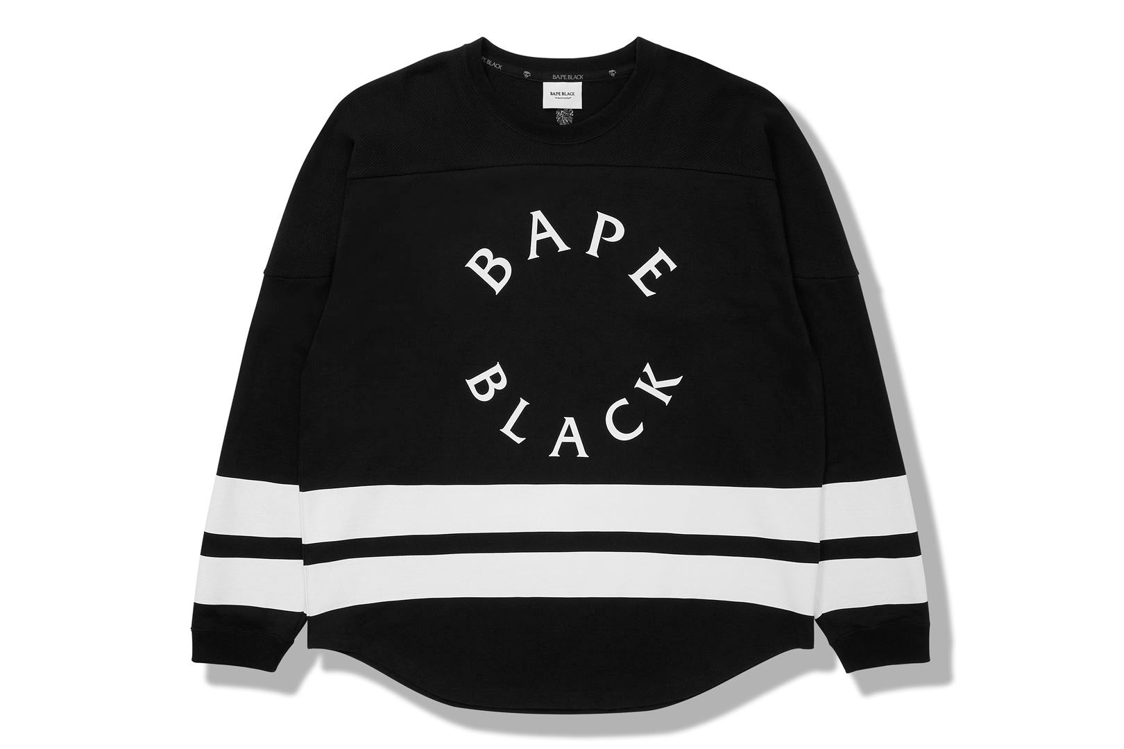 Outlets Bape long sleeve black shirt for men