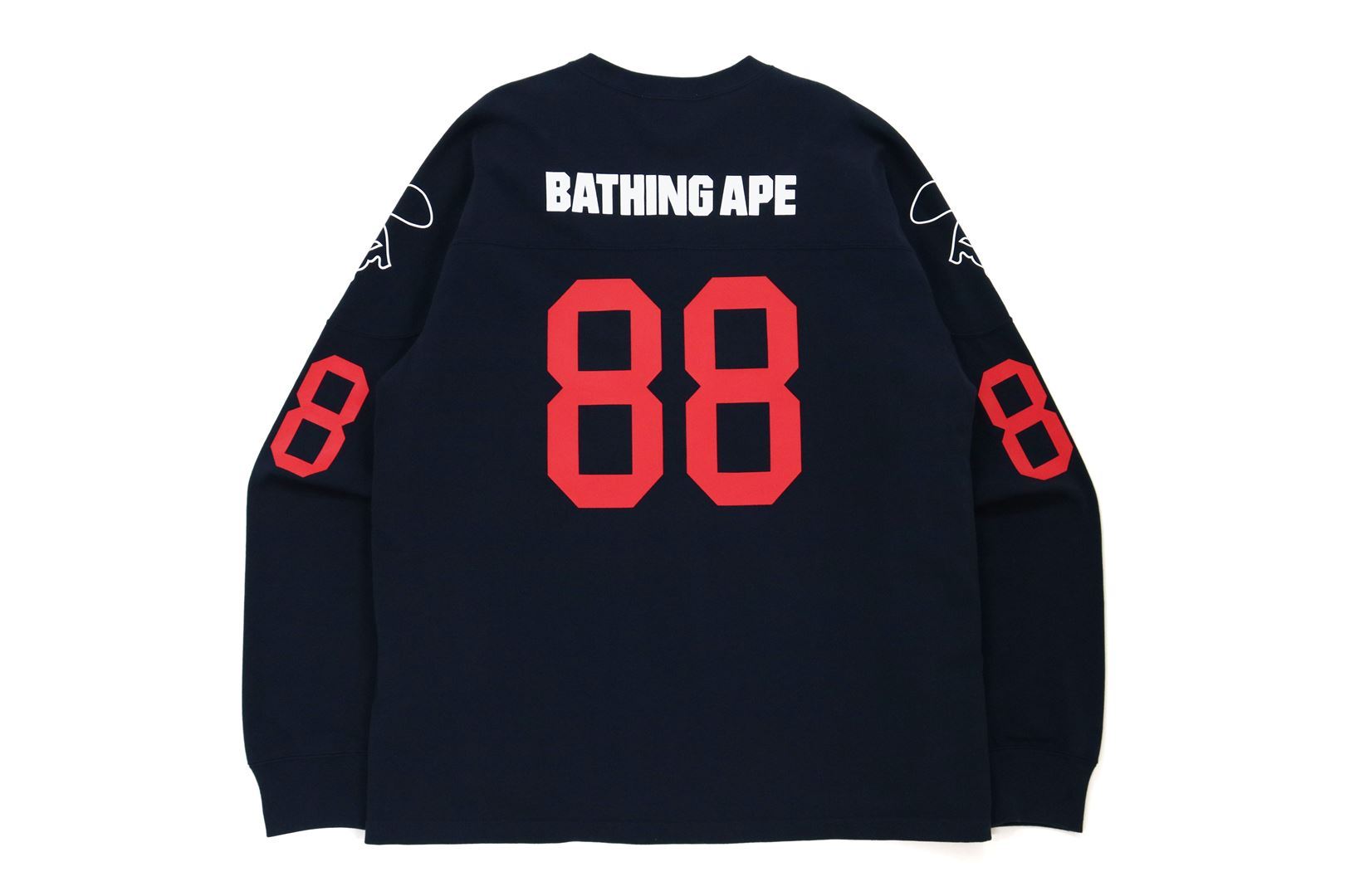 RELAXED FIT FOOTBALL L/S TEE – uk.bape.com