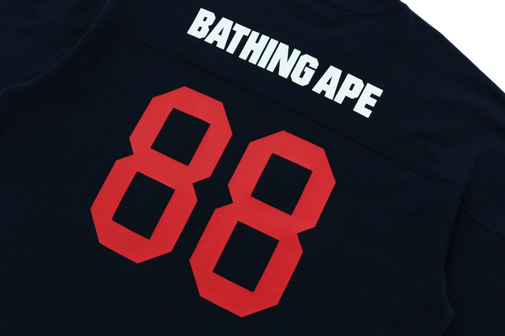 RELAXED FIT FOOTBALL L/S TEE – uk.bape.com