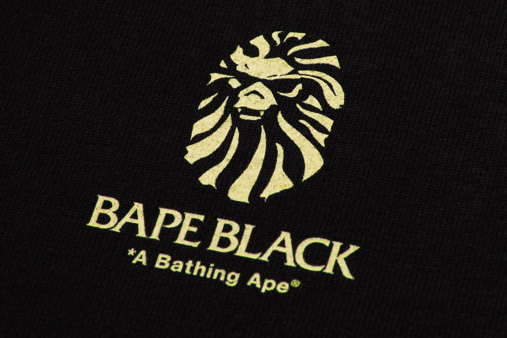 Gold bape outlet logo