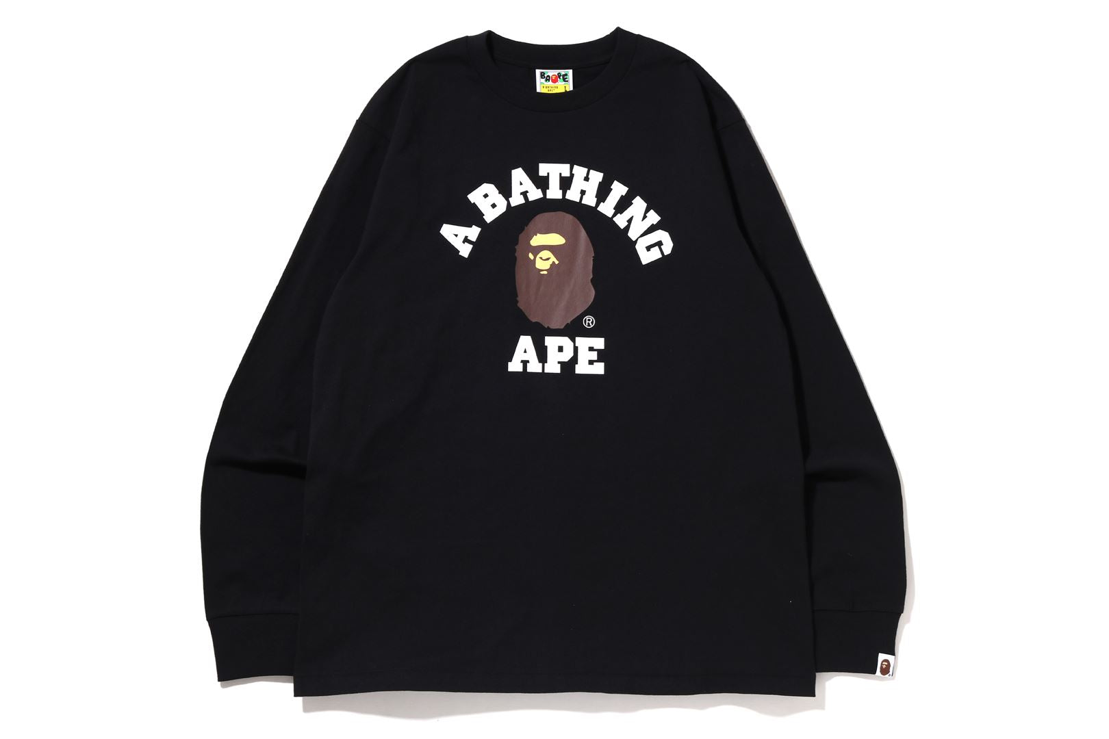 COLLEGE L/S TEE – uk.bape.com