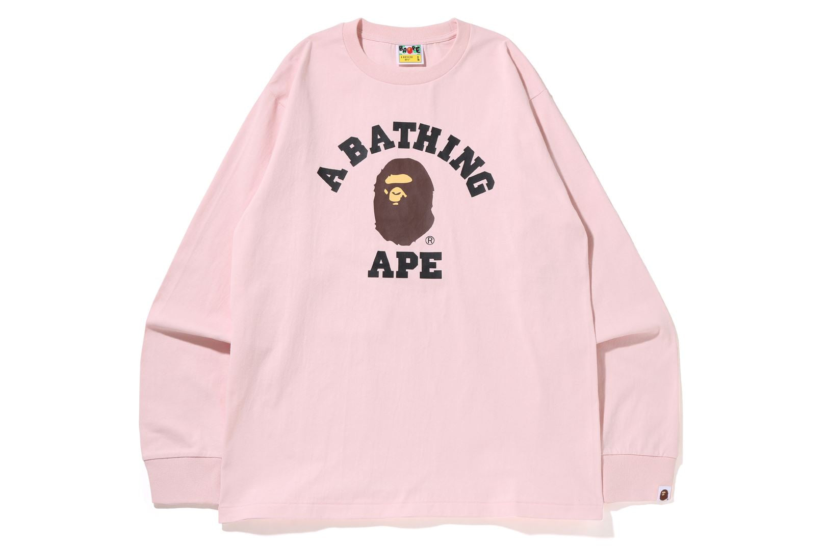 COLLEGE L/S TEE – uk.bape.com