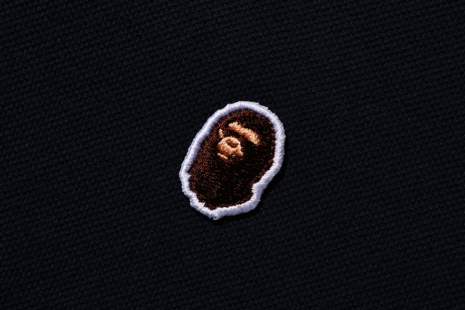 A BATHING APE® Ape Head One Point Relaxed Fit Polo | Bape official