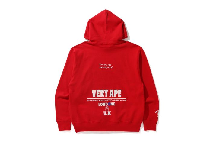 BAPE STORE® LONDON VERY APE RLX PULLOVER HOODIE – uk.bape.com