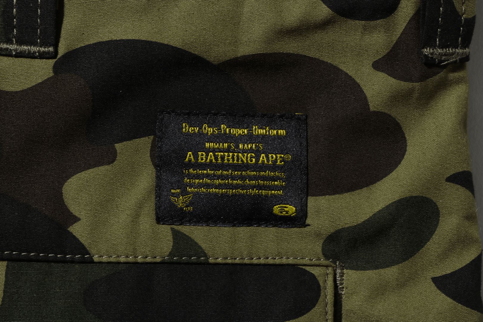 Bathing ape camo on sale pants