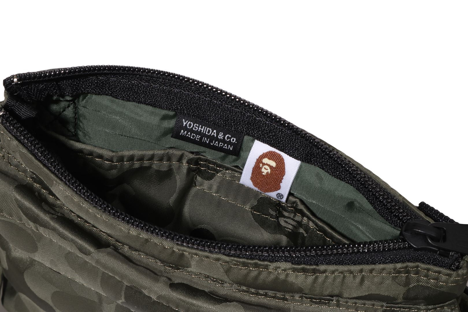 BAPE® X PORTER SOLID CAMO SHOULDER POUCH – uk.bape.com