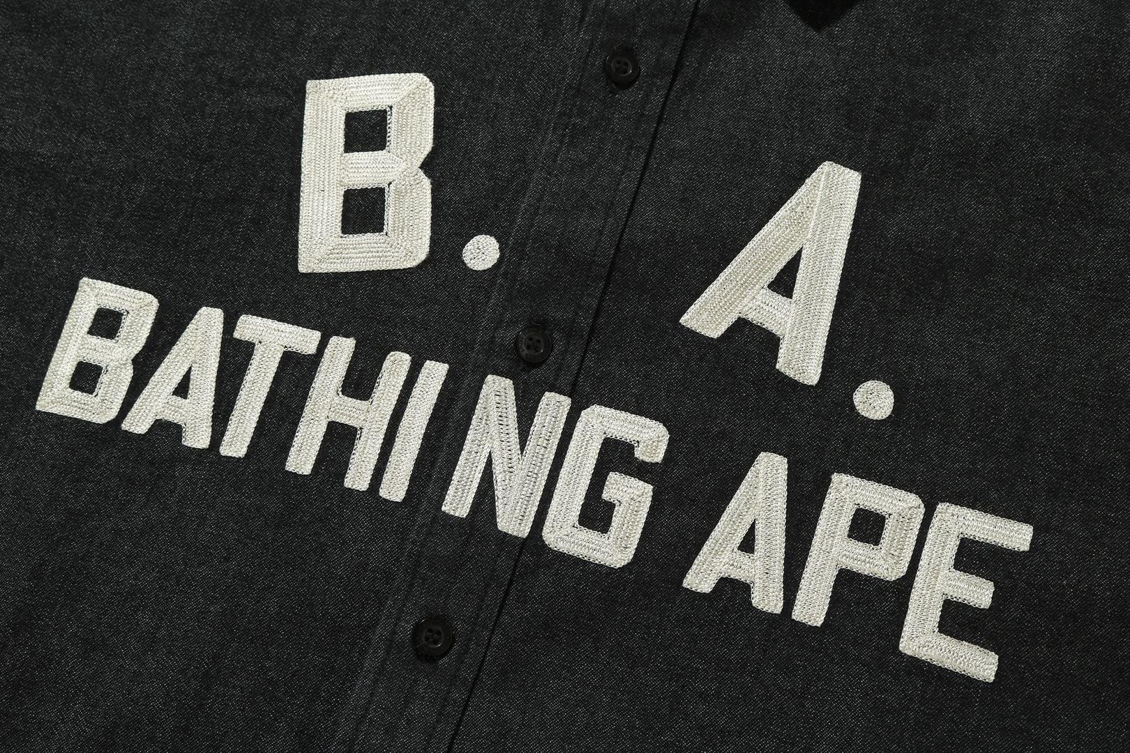 A BATHING APE® B.A Loose Fit Denim Shirt | Bape official website