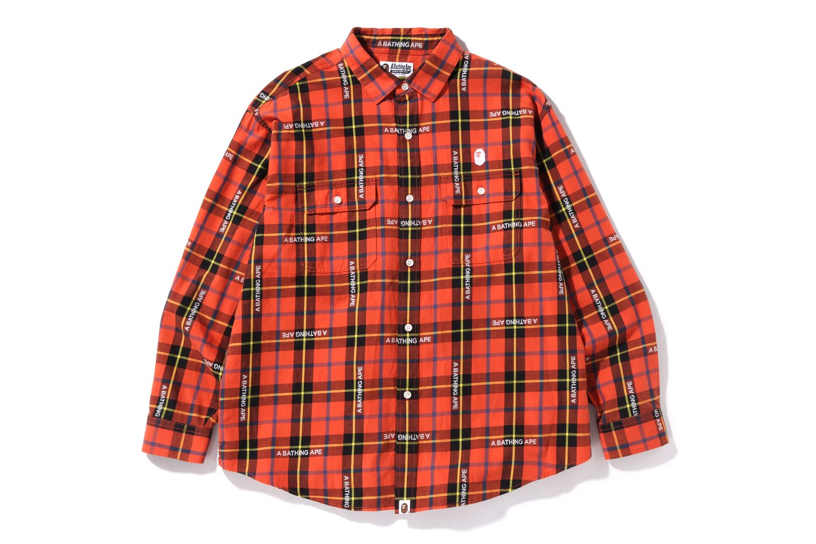 BAPE LOGO CHECK LOOSE FIT SHIRT – uk.bape.com