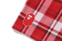 BAPE CHECK GIFT SWEAT SHORTS