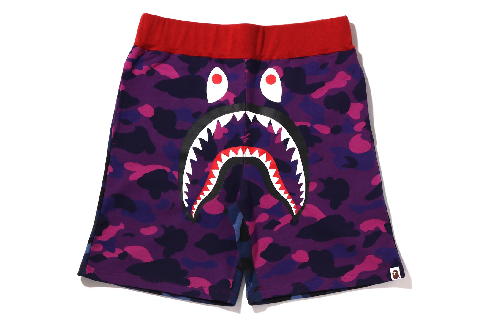 CRAZY CAMO SHARK SWEAT SHORTS