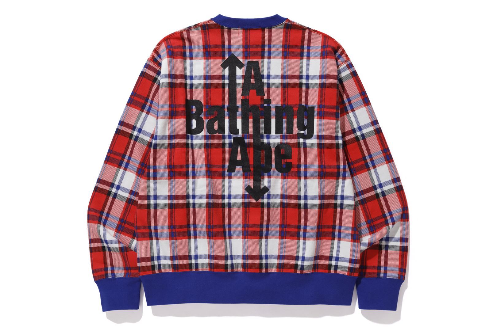 BAPE STORE® LONDON BAPE CHECK RLX CREWNECK