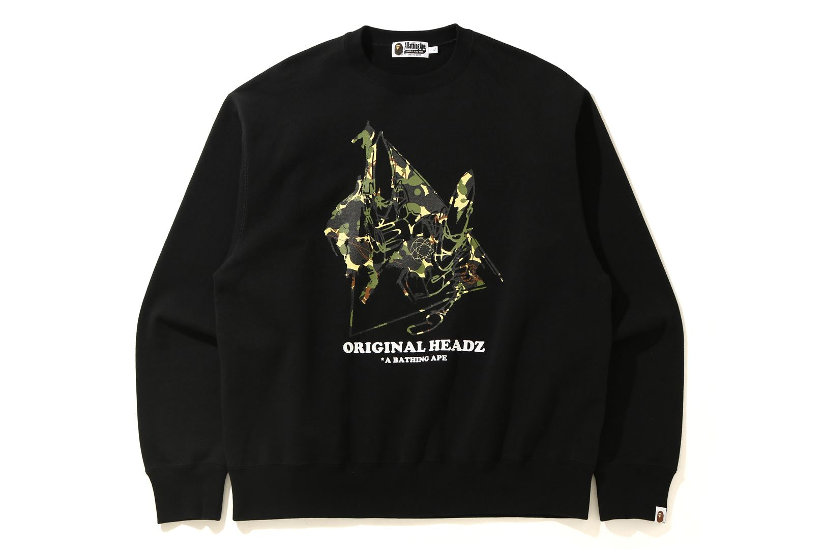 MO'WAX X UNKLE X BAPE® POINT MAN RELAXED CREWNECK – uk.bape.com