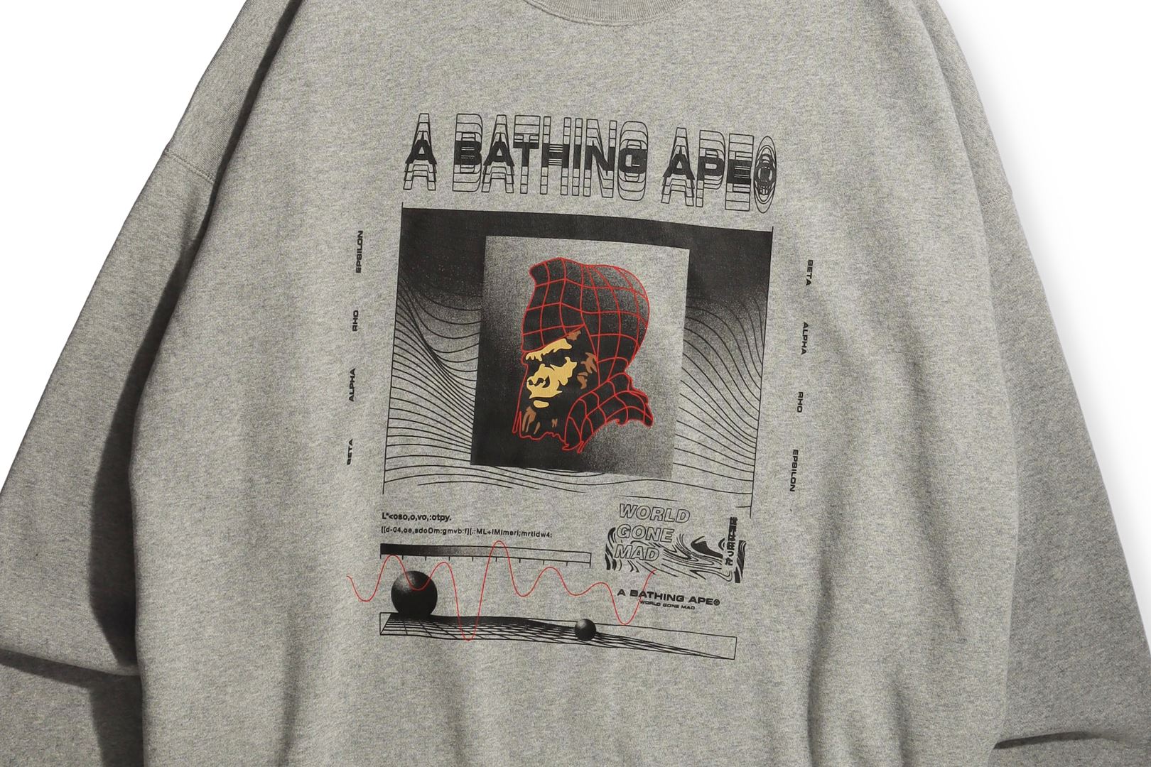 GRAPHIC #2 LOOSE FIT CREWNECK – uk.bape.com