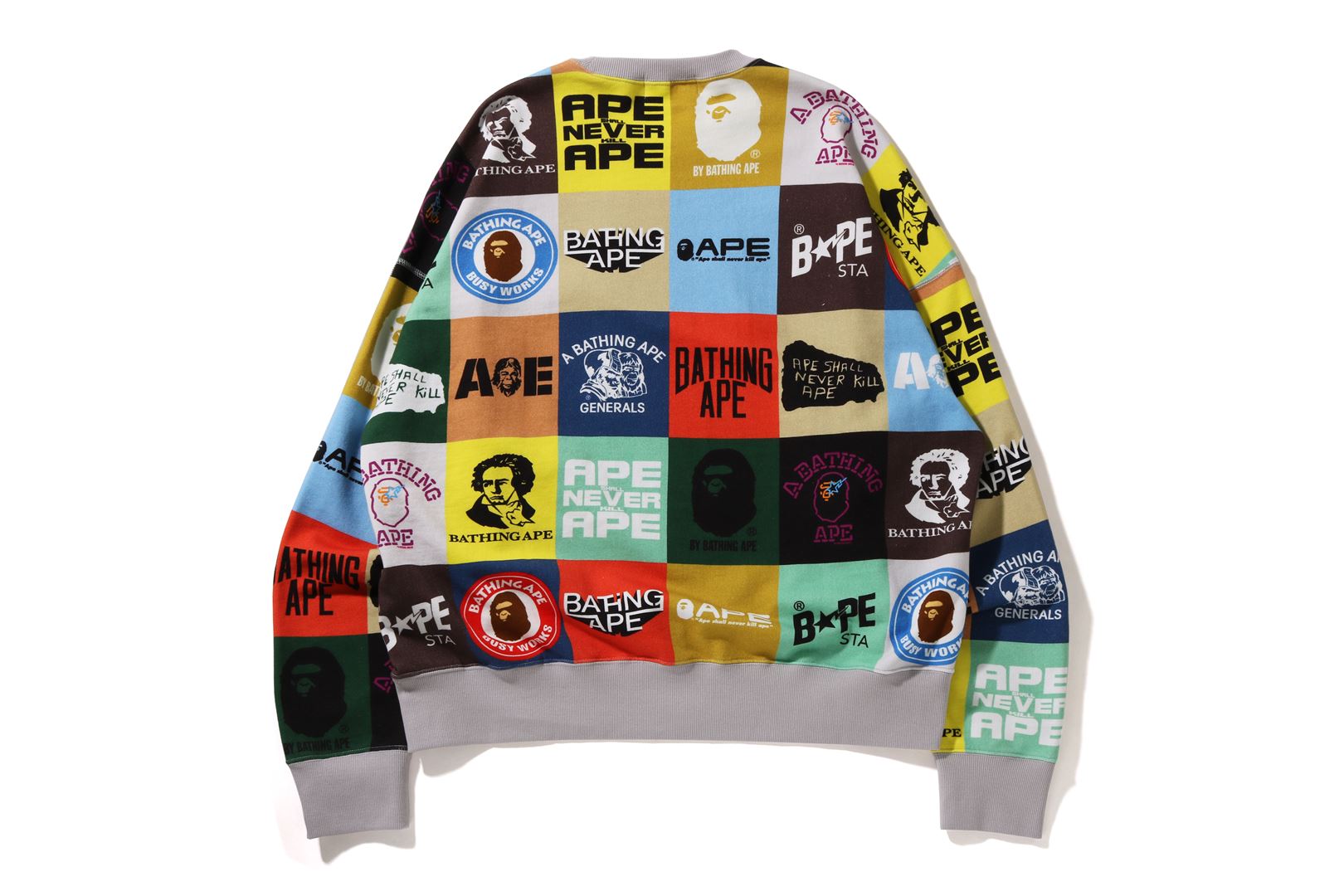 BAPE CLASSIC LOGO LOOSE FIT CREWNECK – uk.bape.com