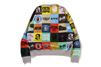 BAPE CLASSIC LOGO LOOSE FIT CREWNECK