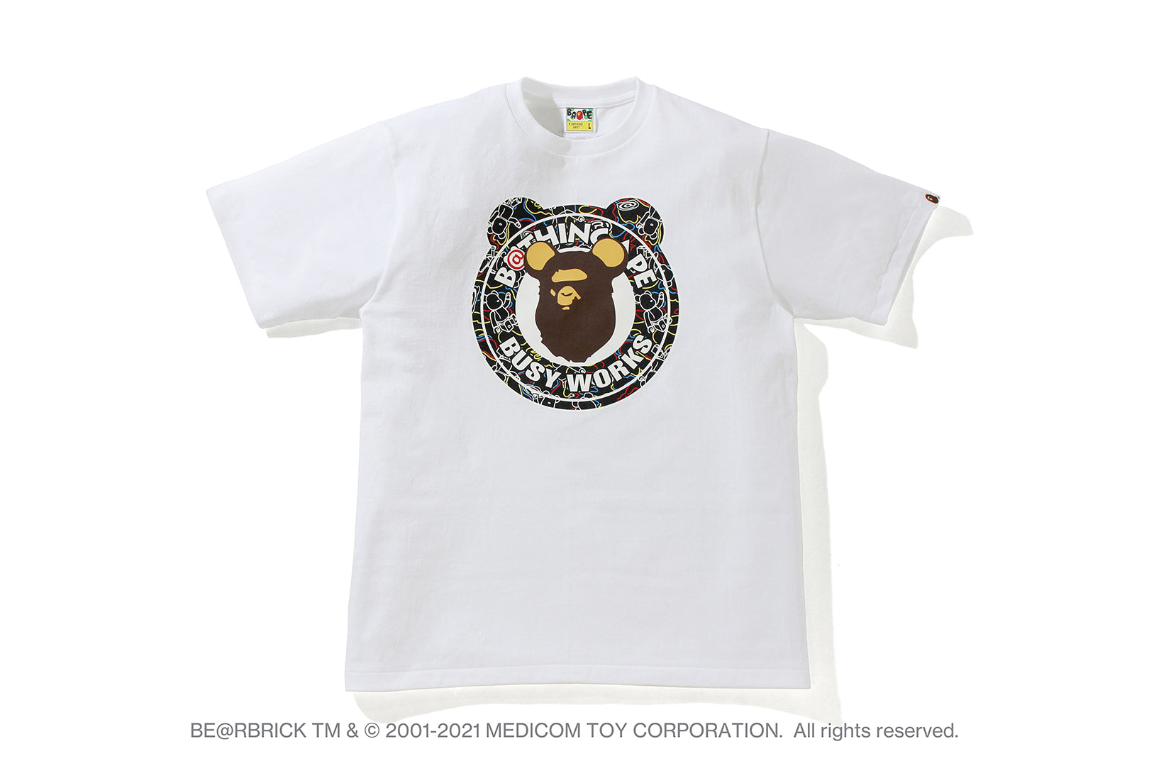 MEDICOM TOY CAMO BE@R BUSY WORKS TEE – uk.bape.com