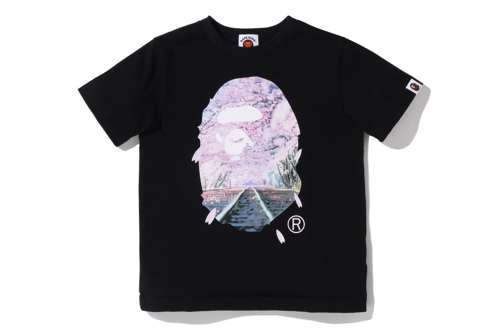 SAKURA PHOTO APE HEAD TEE – uk.bape.com