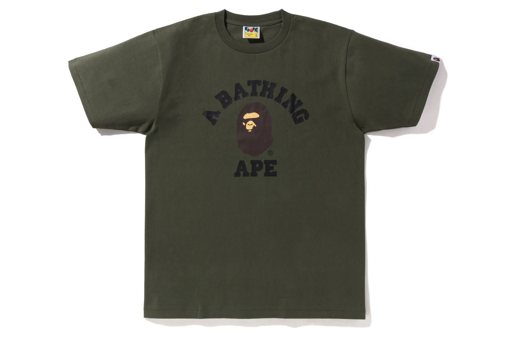 Bape shirt green best sale