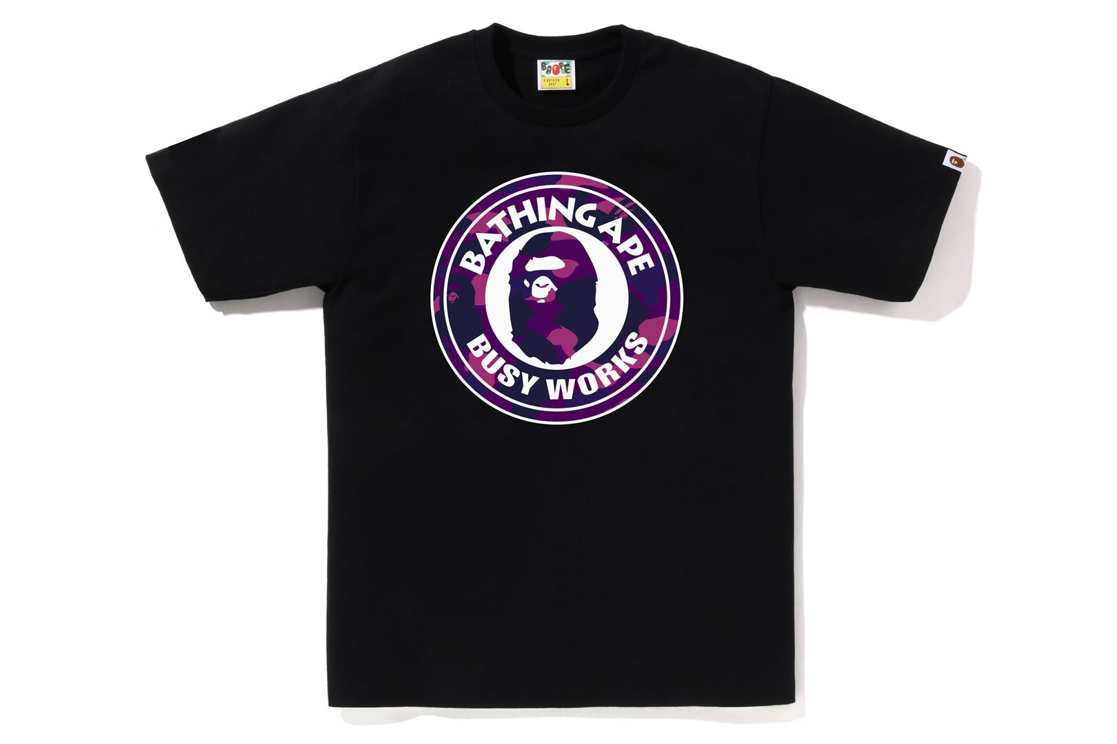 Bape blue sales and purple shirt