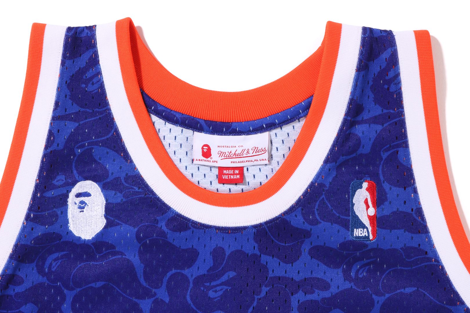 BAPE® X MITCHELL & NESS NEW YORK KNICKS JERSEY TANK TOP