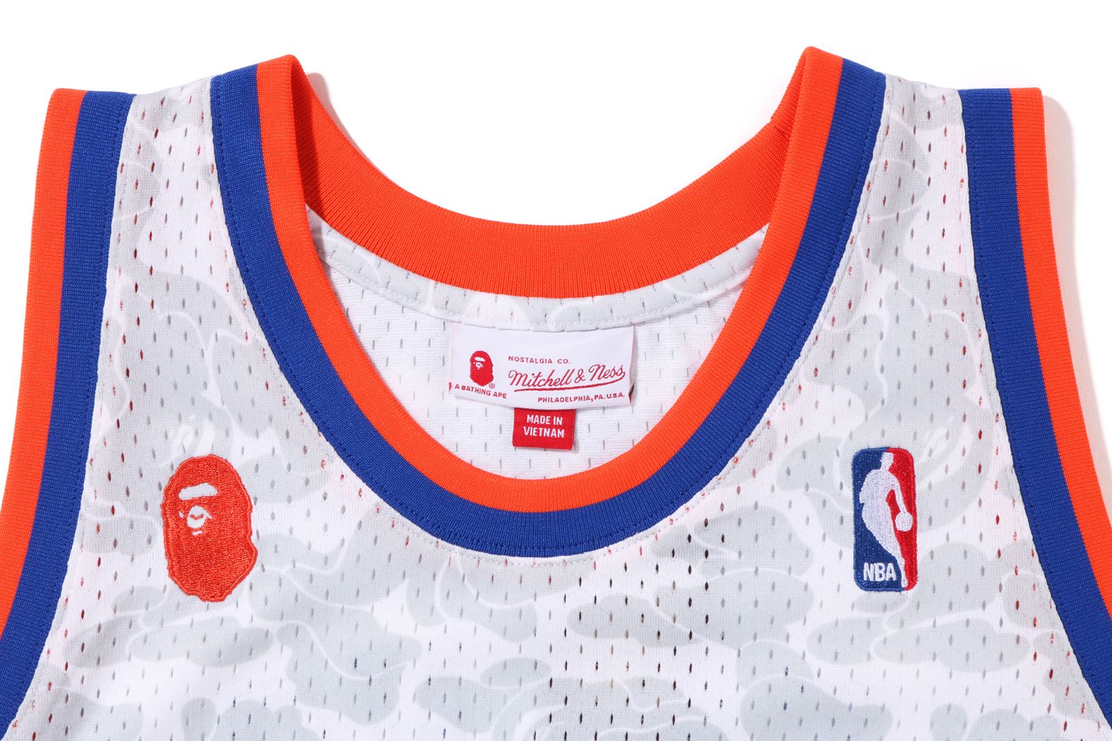 BAPE® X MITCHELL & NESS NEW YORK KNICKS JERSEY TANK TOP