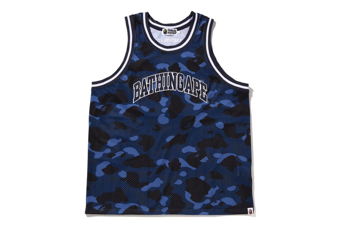 COLOR CAMO BASKETBALL TANK TOP