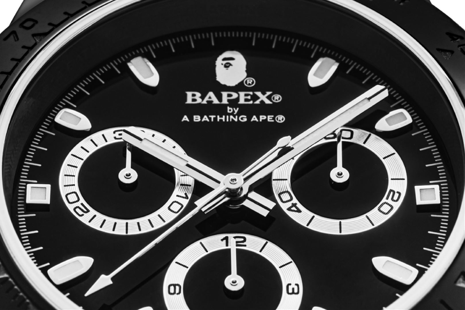 A Bathing Ape Type 1 Bapex Watch In Black | ModeSens