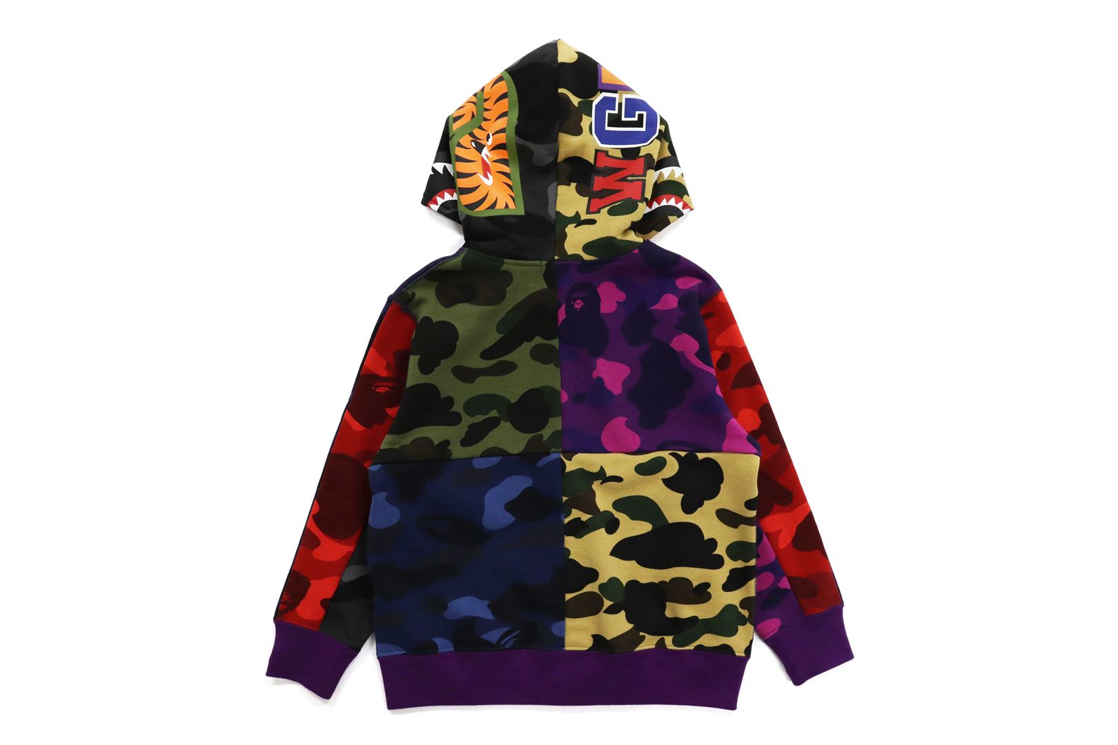 Bape mix hot sale camo hoodie harga