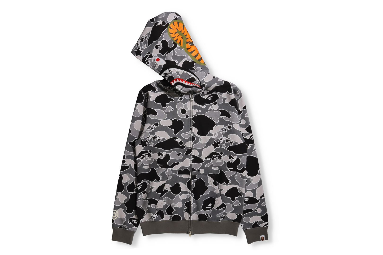 STA CAMO SHARK FULL ZIP HOODIE