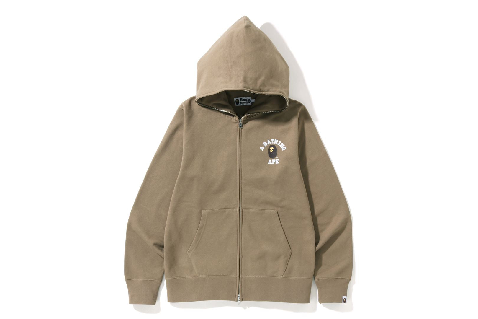 Bape college full online zip hoodie