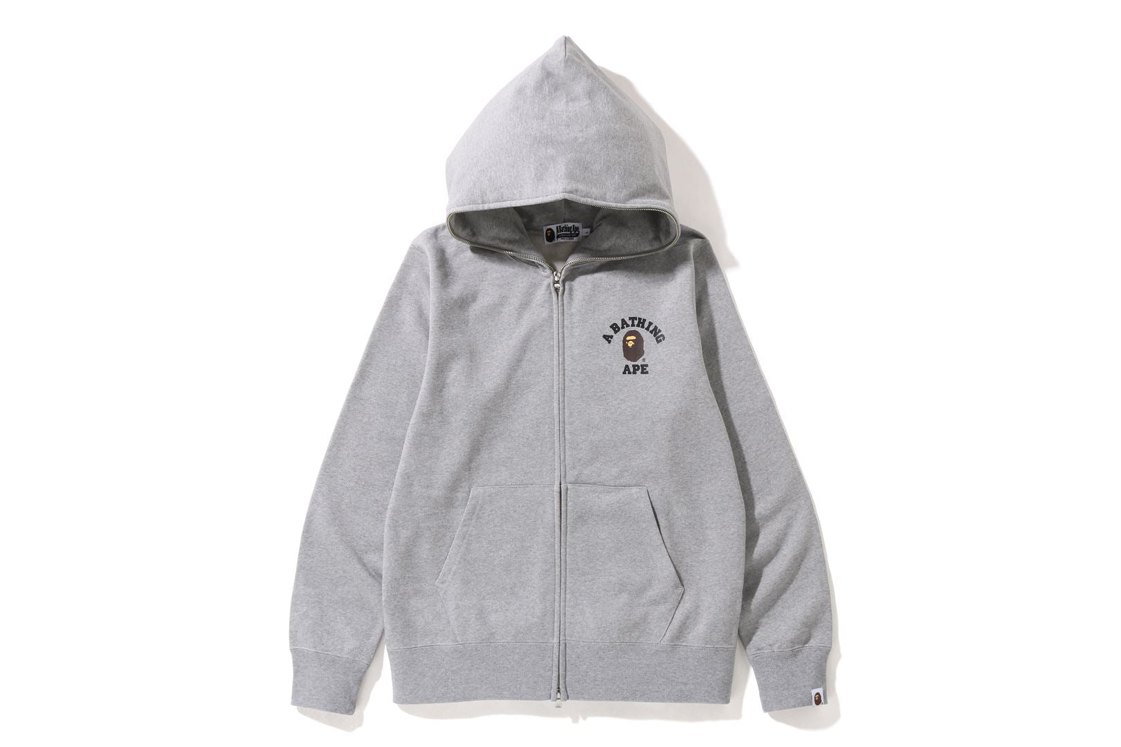 Gray bape hoodie sale