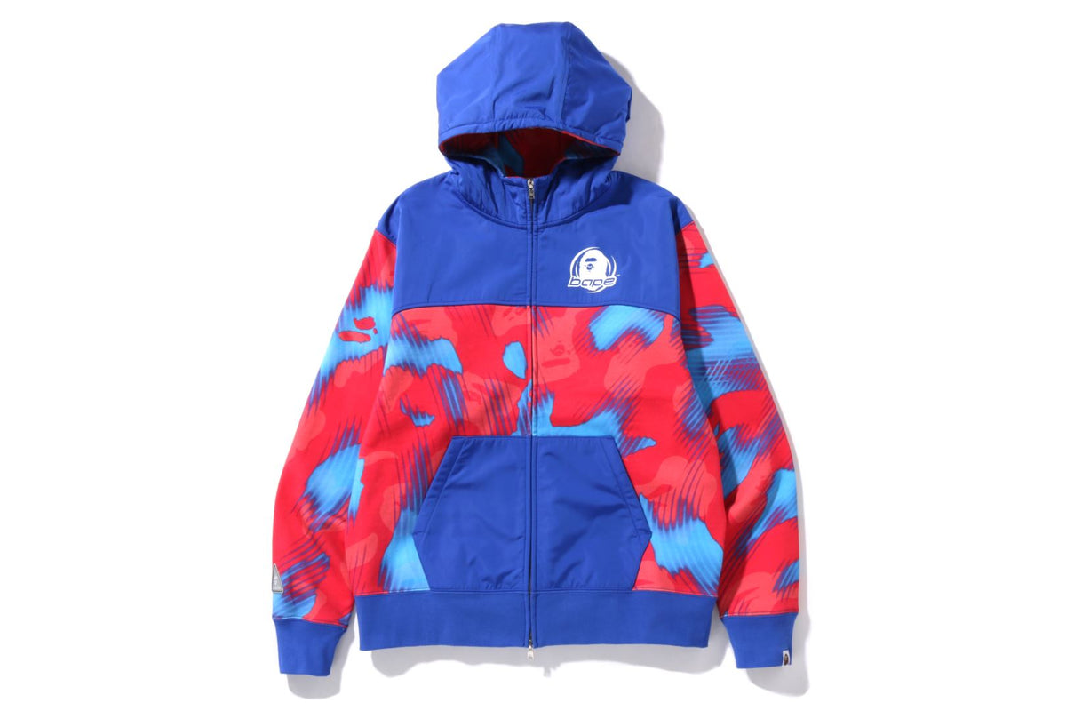STROKE CAMO RELAXED FIT ZIP HOODIE