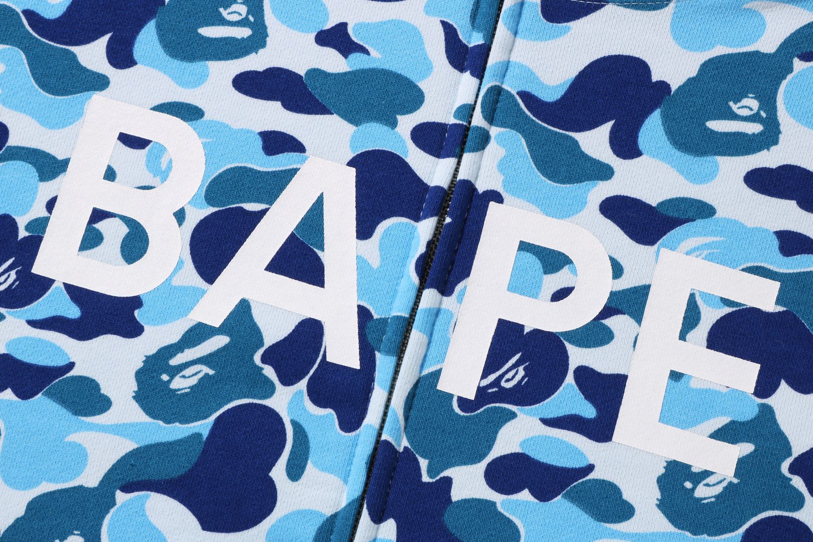 Bape abc blue deals camo hoodie