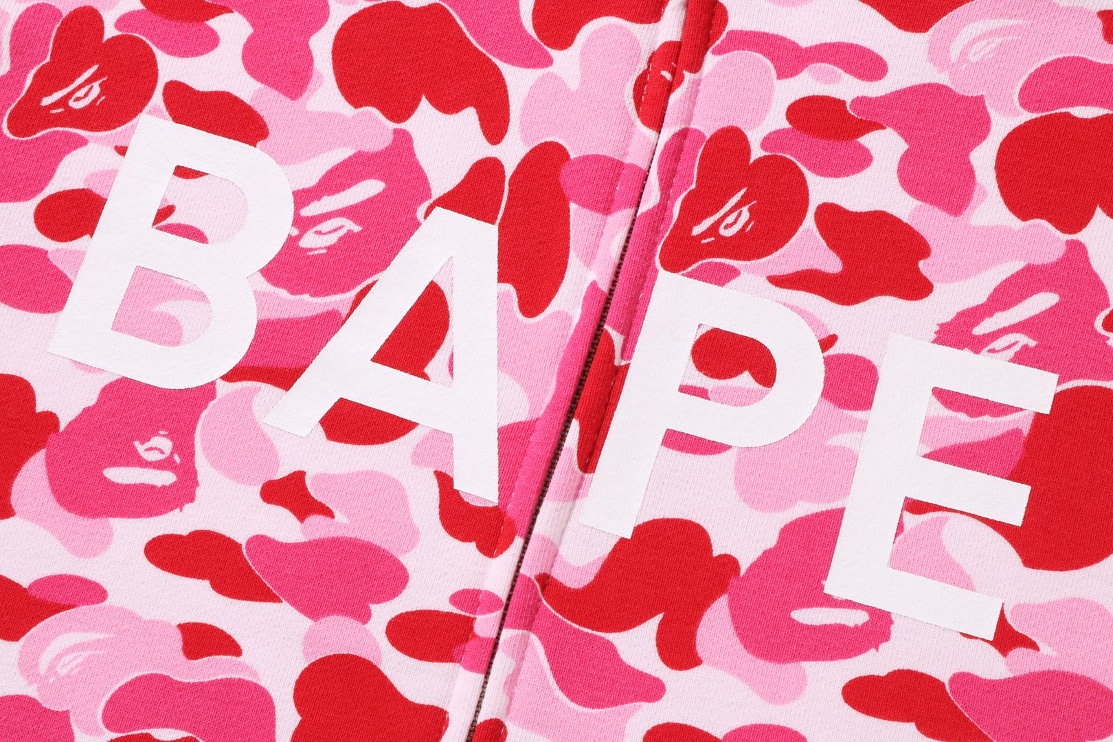 Pink camo cheap bape jacket