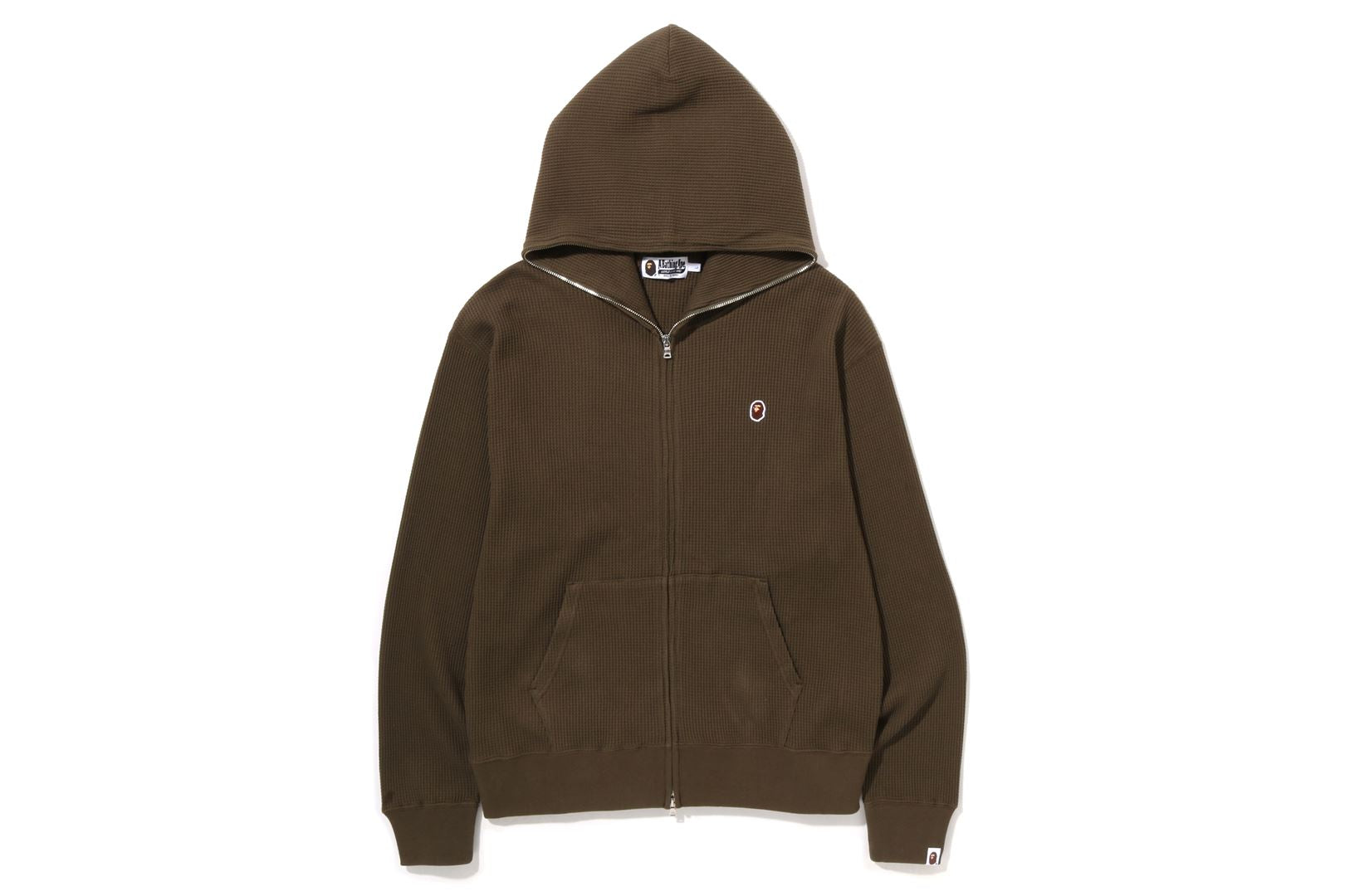 APE HEAD ONE POINT THERMAL RELAXED FIT FULL ZIP HOODIE – uk.bape.com