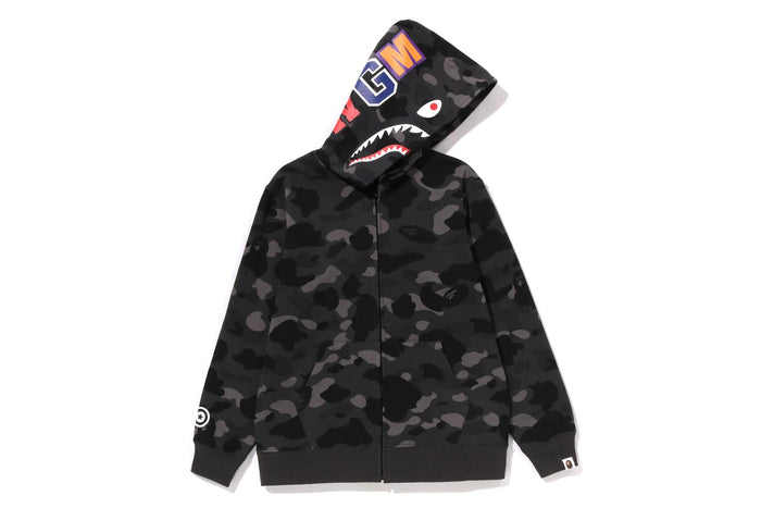 COLOR CAMO SHARK ZIP HOODIE JUNIOR